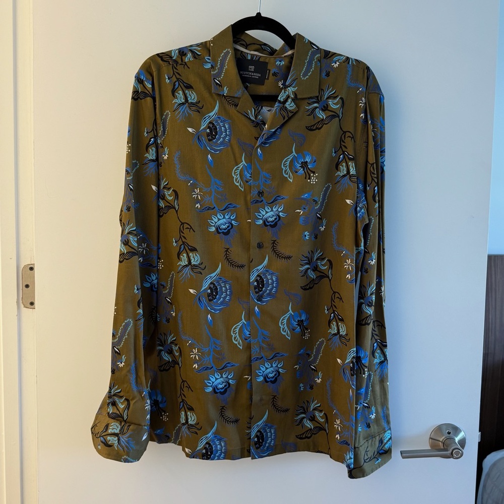 SCOTCH & SODA Cotton Regular Fit Long Sleeve Shirt